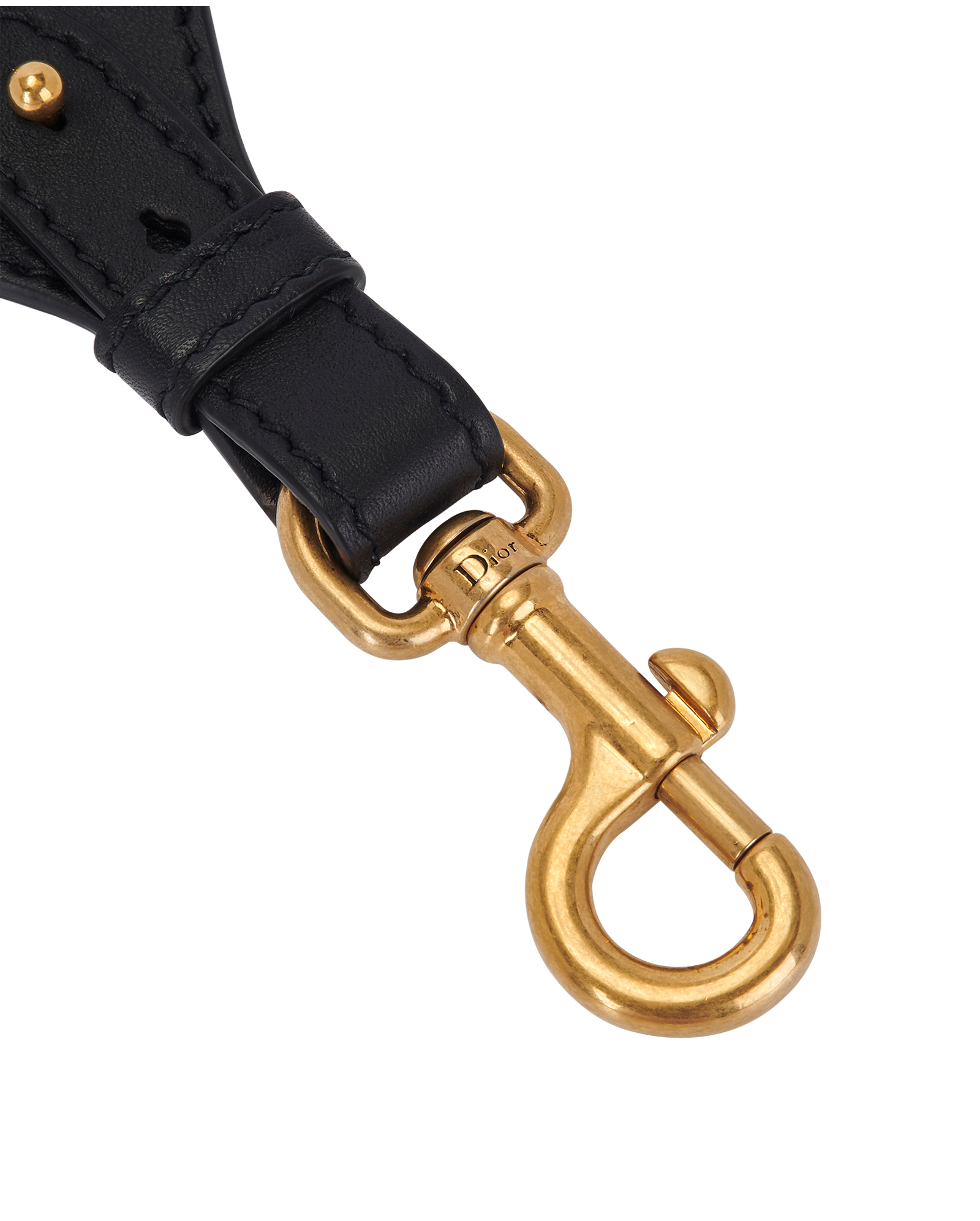 Christian Dior Bag Strap, &pound;395, Accessories, Black/Cream/Grey, Canvas, Other view